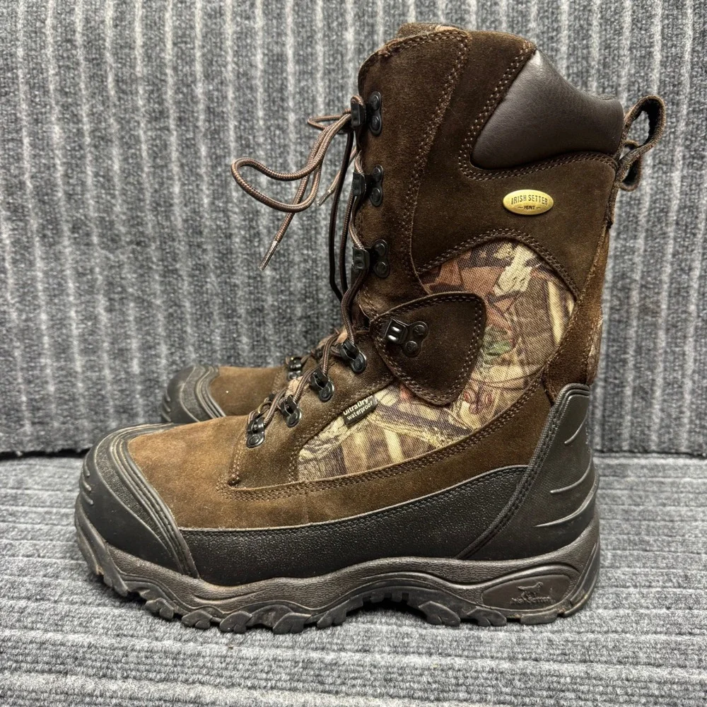 Irish Setter Hunting Boots 11.5 Brown 1400g Thinsulate Waterproof 2871